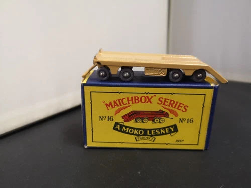 P592-MATCHBOX LESNEY No16B ATLANTIC TRAILER AND BOX.GPW