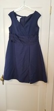 Davids Bridal Size 16 Blue Cocktail Dress