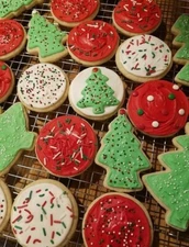 Gluten Free Christmas Sugar Cookies - 16 Count - Homemade- Limited Supply!