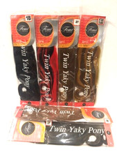 Twin Yaky Pony100 Synthetic Braiding Hair Extentions "Medium Lenght" Choose