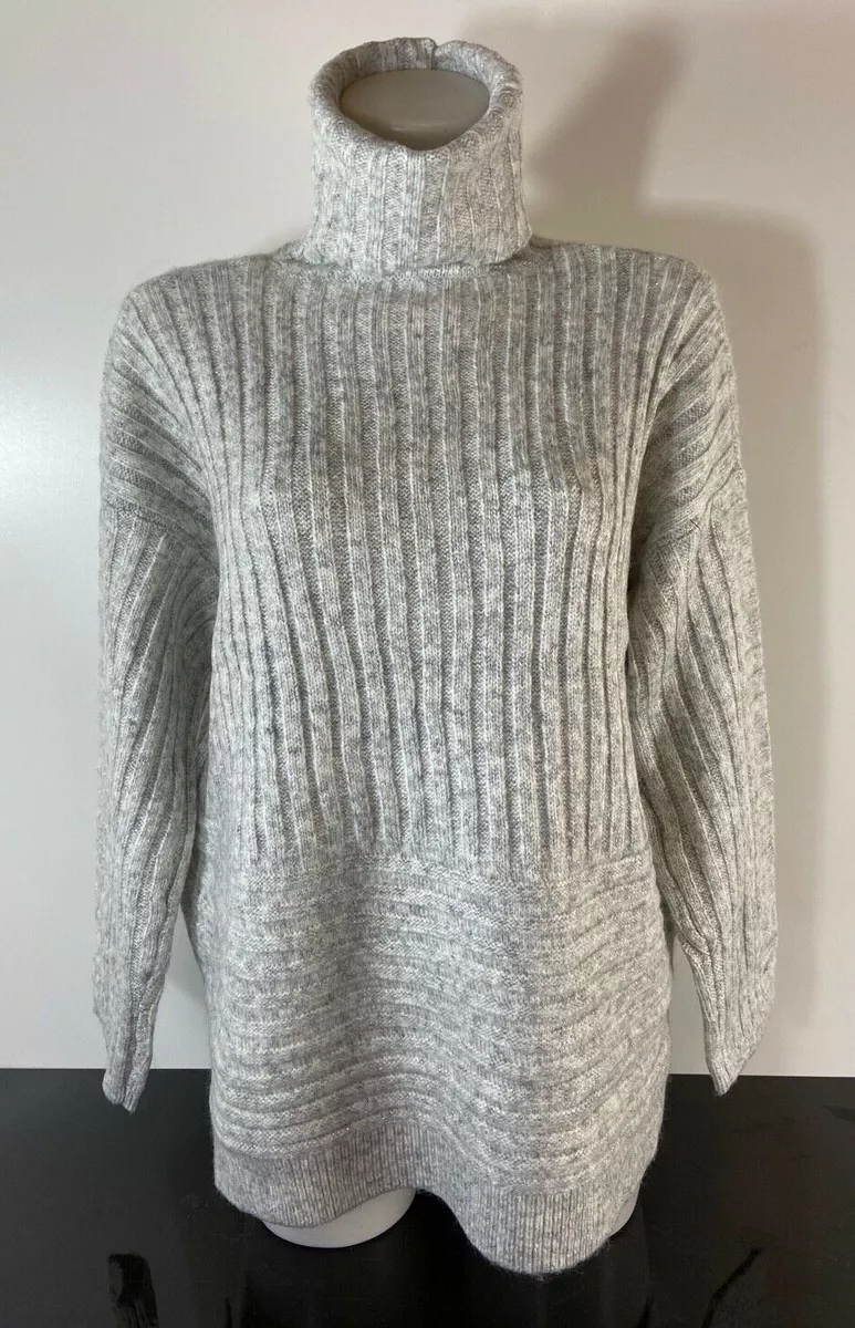 Ladies New Ex Oliver Bonas Oversized Lurex Jumper Size 6 18 RRP