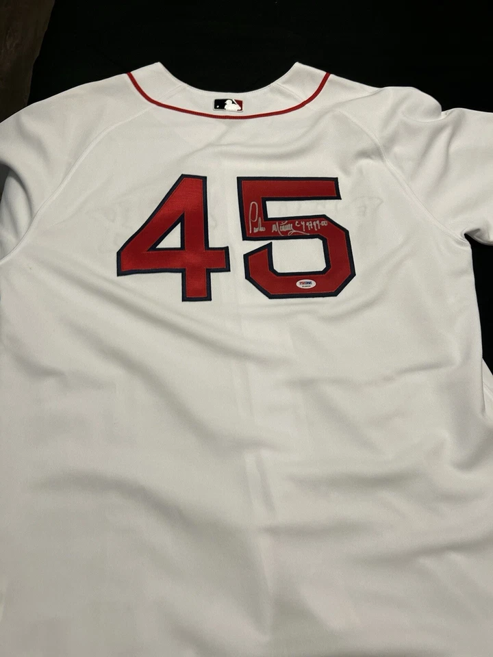 PEDRO MARTINEZ Sighed Jersey With CY Young Inscription And PSA DNA Cert Sticker - Image 3 of 4