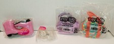 New My Life As Accessory Lot of 4 Shoes Bags Boots Sandals Gym Bag Satchel
