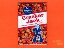 Vintage Cracker Jack box label art  2x3" fridge/locker magnet