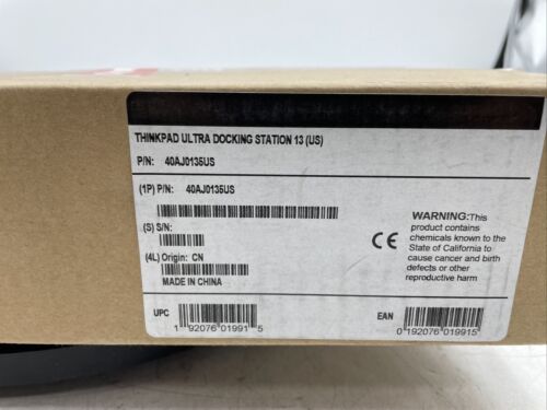 Lenovo 40AJ0135US ThinkPad 135w Ultra Docking Station MW5G3 - Picture 3 of 3