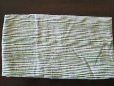 Luvable  Friends Boy Girl Green Irregular Stripes Flannel Receiving Blanket