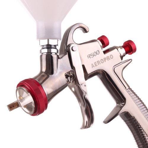 AEROPRO Professional Spray Paint Gun LVLP R500 1.3 mm Nozzle Container