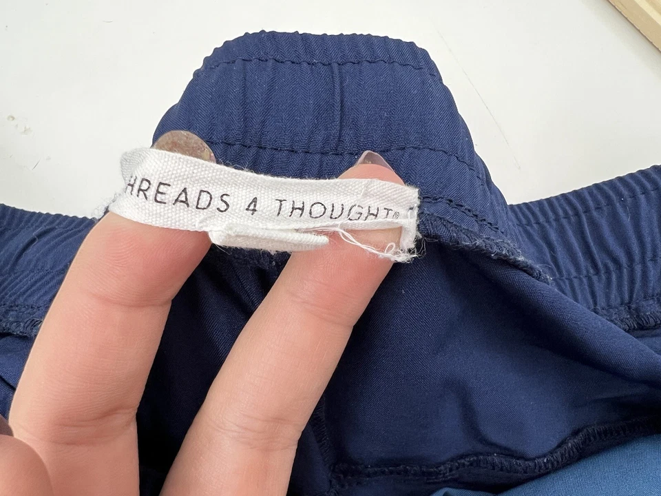 Pantalones Cortos Hombre Threads 4 Thought Talla XXL Azul  Foto 4 de 4