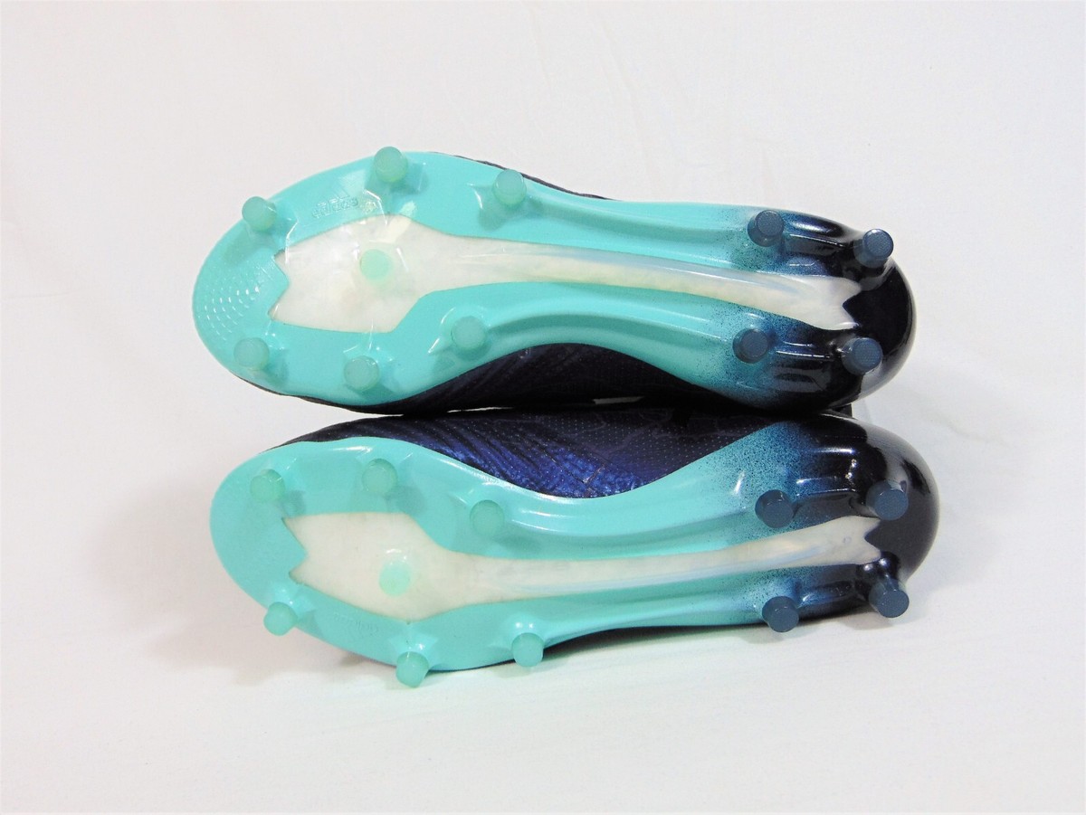 Adidas ACE 17+ FG Boost PureControl Blue Soccer Cleats Sz 6.5 NEW