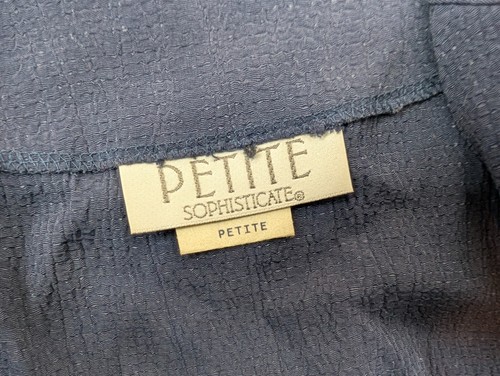 Petite Sophisticate Women's Blue 2 Piece Loungewear Set USA Rayon Style 334331 - Picture 2 of 16