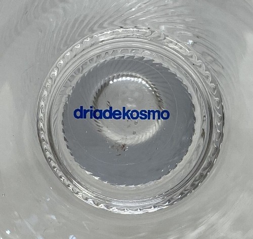 ALZATA CENTROTAVOLA DESIGN VETRO COPPA DRIADE KOSMO ANNI 80 ART GLASS VINTAGE - Foto 12 di 12