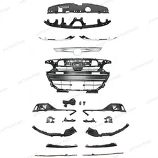 For Accord LX 2021-2022 Bumper Grilles, Support Bracket, Fog Lights & Cover Kit