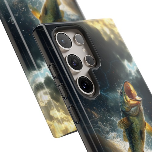 Big Mouth Bass Fish Thunderstorm River - Phone Case for iPhone, Galaxy, Pixel - 第 219/281 張圖片