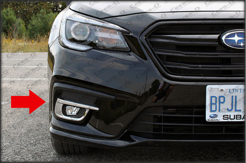 Fog Light Kit For 2018-2019 Subaru Legacy – With Switch, Wiring, And Bezels (H11 Halogen)