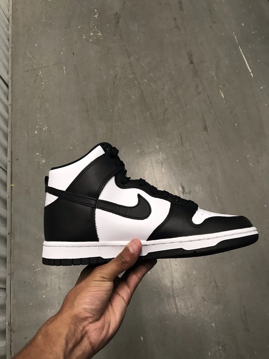 Size 8 - Nike Dunk High Black White W 194956811602| eBay