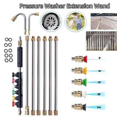#ad High Pressure Washer Extension Wand Replace Lance Gutter Cleaner Nozzle 4000PSI $35.99