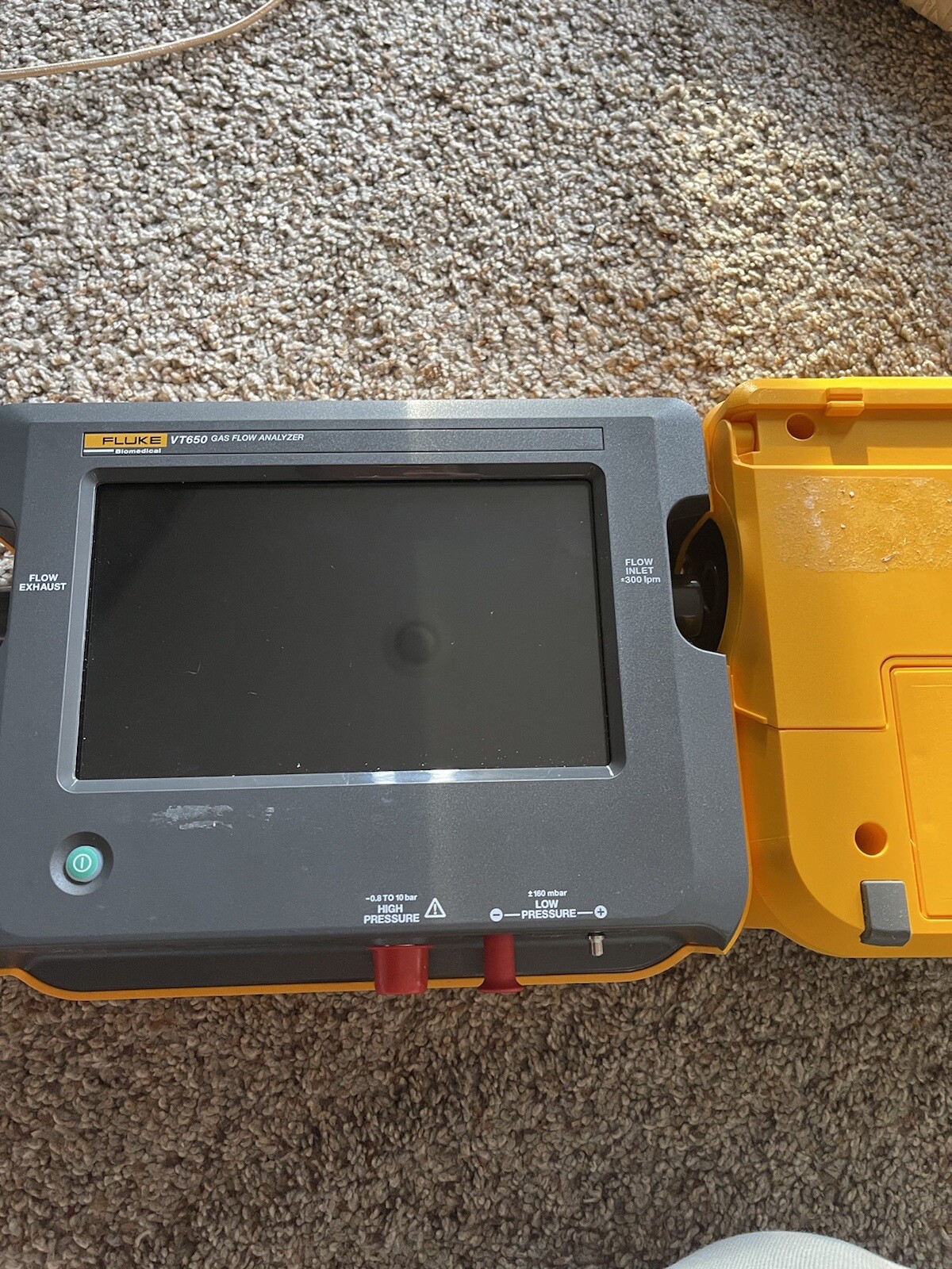 Fluke Biomedical VT650 Gas Flow Ventilator Analyzer Excellent Working
