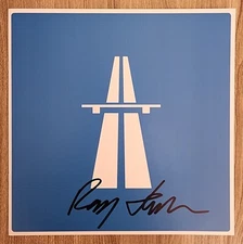 Ralf Hutter Signed Kraftwerk - Autobahn Vinyl Record Insert Booklet LEGEND RAD