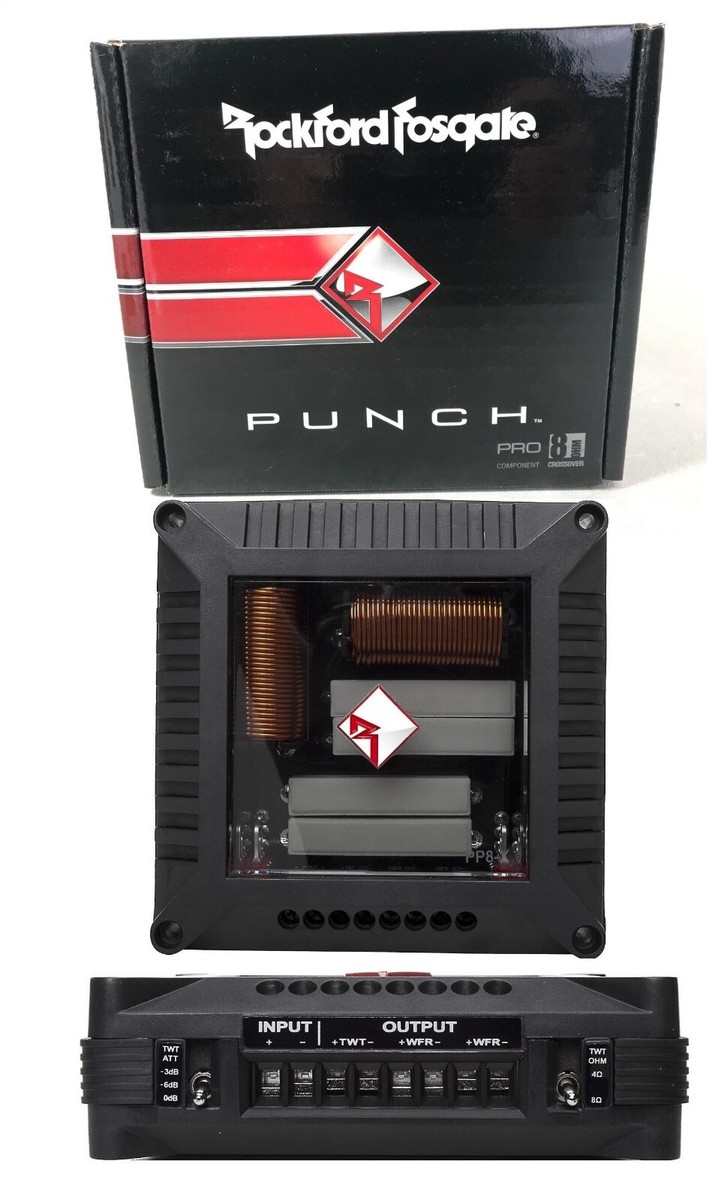 Rockford Fosgate PP8-X Passive Crossover 8-Ohm Punch Pro PPS8-6 