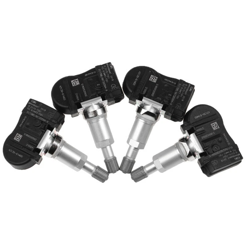 4pcs Tyre Pressure Valve Sensor for Suzuki Swift Vitara 43139-61M00 4313961M00 - Image 2 of 4