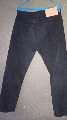 Acne Studios Bla Konst River Courduroy Black Jeans sz 30x32 - Picture 5 of 7