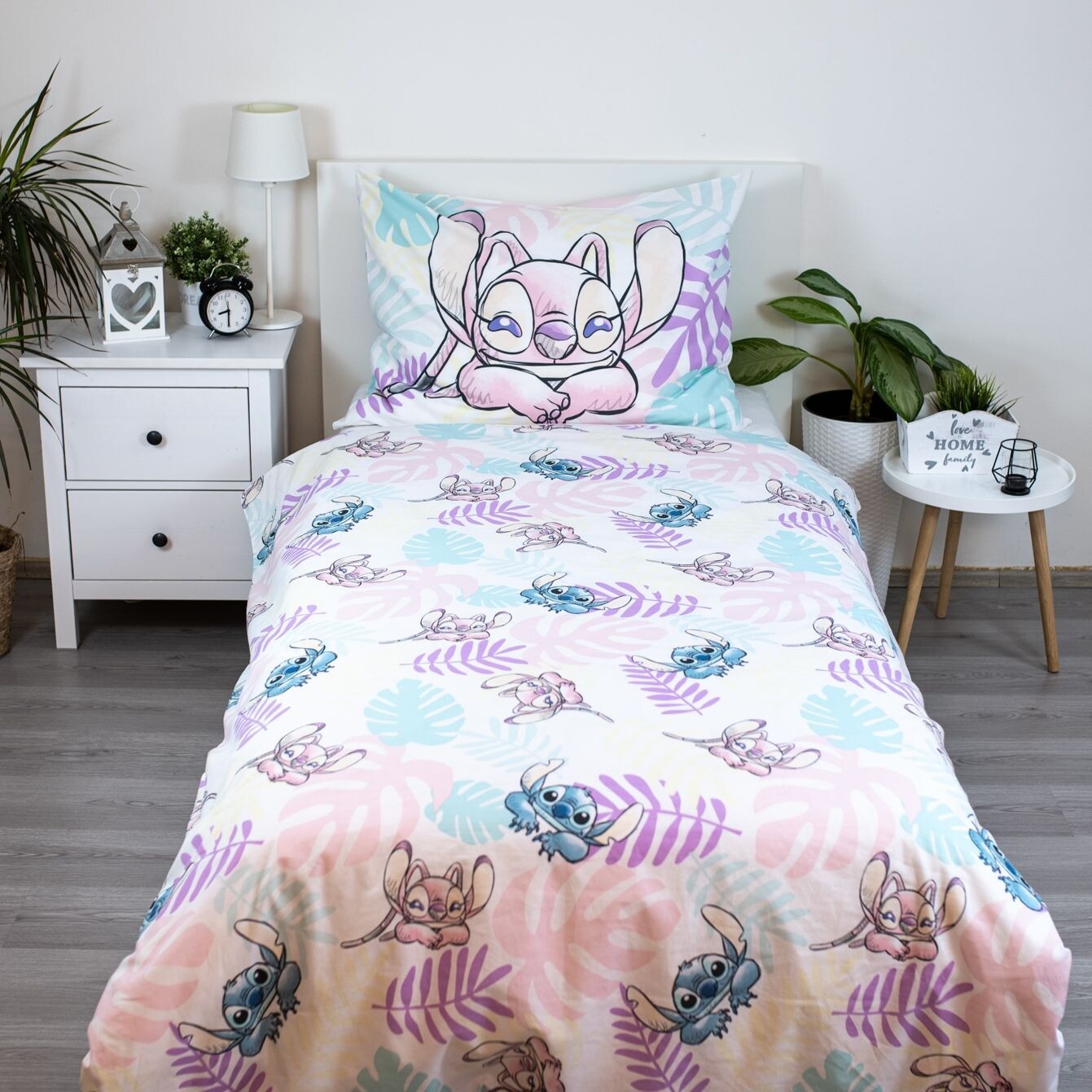 Lilo - Stitch Baumwoll-Bettwsche 140x200 см для декора 70x90 см для Киссенбезуга 9290₽