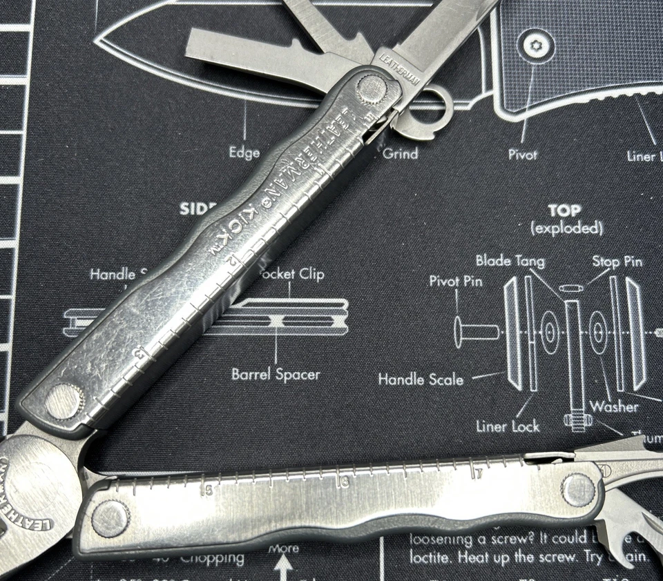 Leatherman Kick SS BOD 0907 多工具 非常好 二手 仅限工具 — 第 3/4 张图片