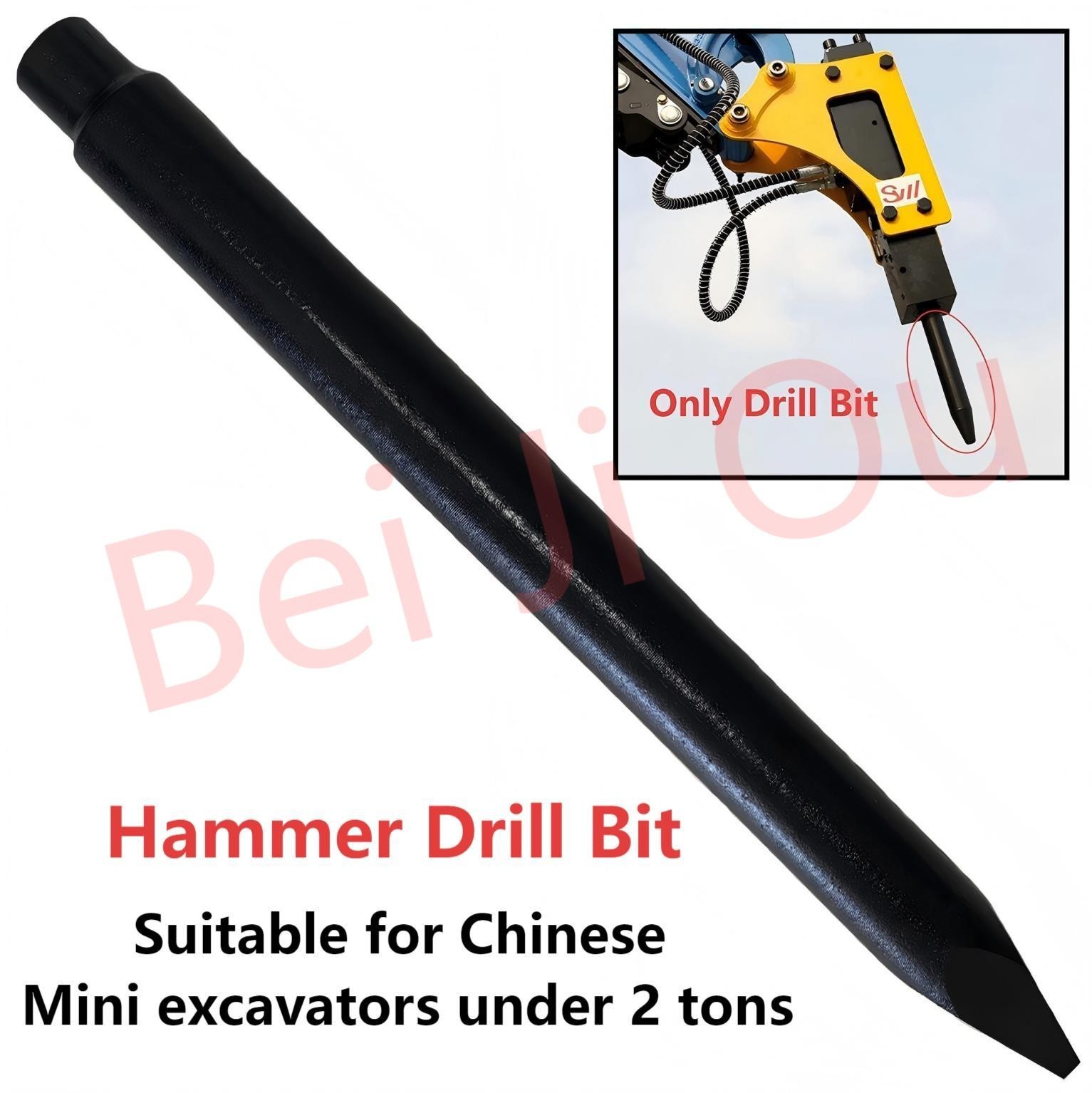 Breaker bit, chisel point, hydraulic jack hamme, concrete ce
