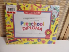 Hayes Preschool Diploma 8.5" x 11" Pack of 30 (H-VA706)