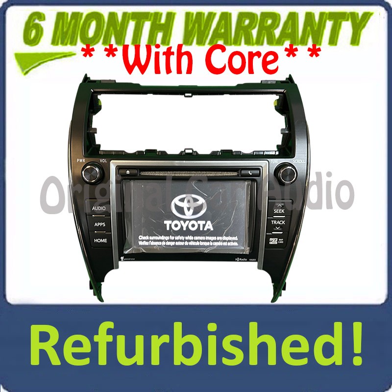 2012-2014 Toyota Camry Navigation Screen GPS Radio CD Player 100203 86804-06140