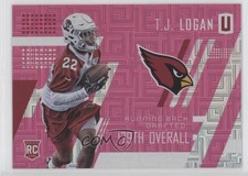 2017 Panini Unparalleled Class of 2017 Rookie Pink /299 TJ Logan #259 Rookie RC