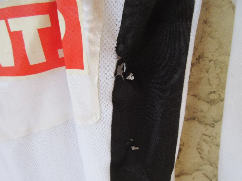 Maillot STADE RENNAIS RENNES porté COUPE DE LA LIGUE vintage PUMA football shirt - Photo 2/4