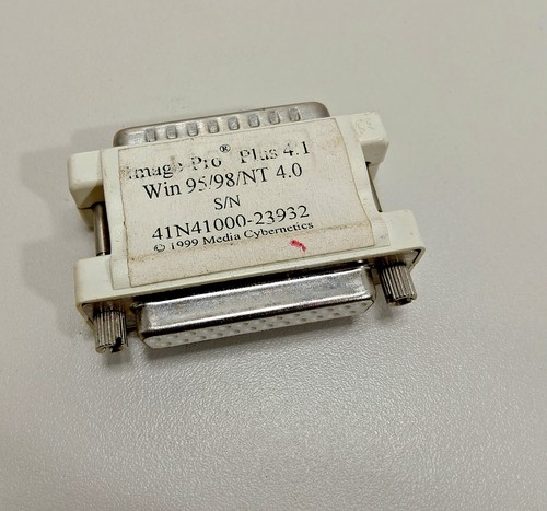 Image-pro Plus 4.1 Parallel Port Dongle Key Vintage Win 95/98/NT 4.0 UNGETESTET - Bild 1 von 4