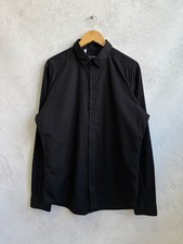 Dolce & Gabbana Gold Men Black Shirt Long Sleeve Dress D&G