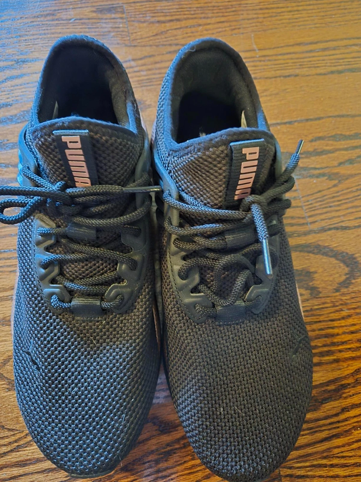 Scarpe sneakers nere Puma Pacer Future Lux stringate da donna taglia 10 38060