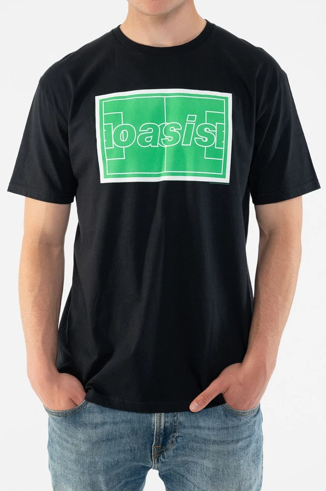 Oasis Maine Road Football Pitch T Shirt - Bild 3 von 4