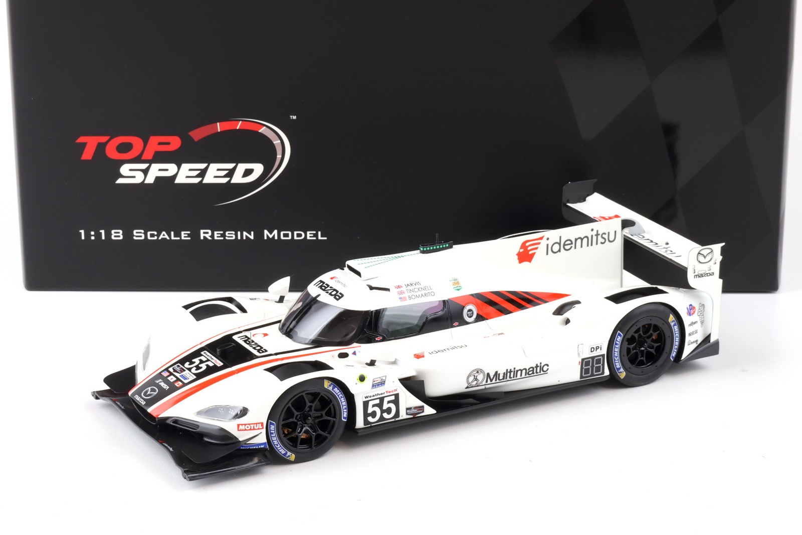 1:18 Top Speed Mazda RT24-P DPI #55 IMSA Daytona 24H 3rd Place 2021 TS0326