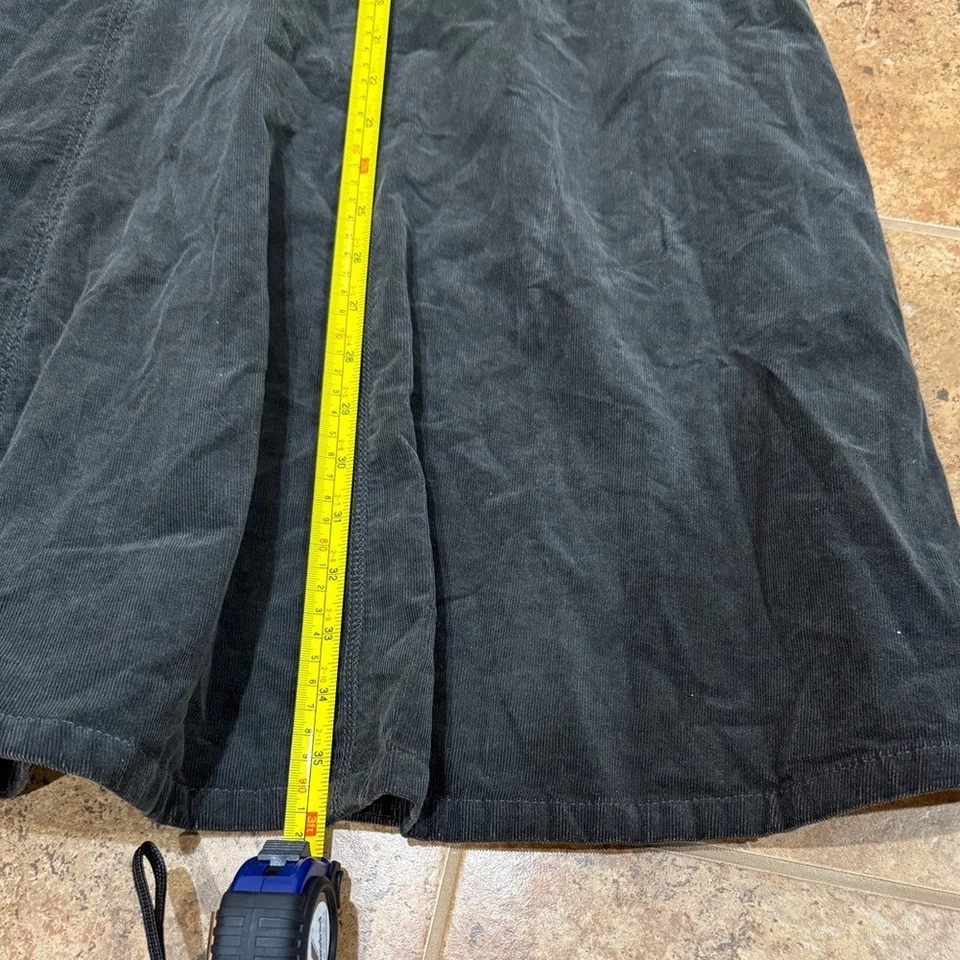 Maxi Falda Acampanada Pana Cabi Y2K Talla 10 Verde Oliva Militar Otoño Grapa Classi Foto 4 de 4