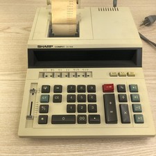 Sharp Compet CS-1606 Calculator Electronic Calculating Machine - Works