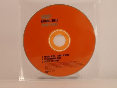 MOBY NATURAL BLUES (C62) 3 Track Promo CD Single including Plastic Sleeve MUTE