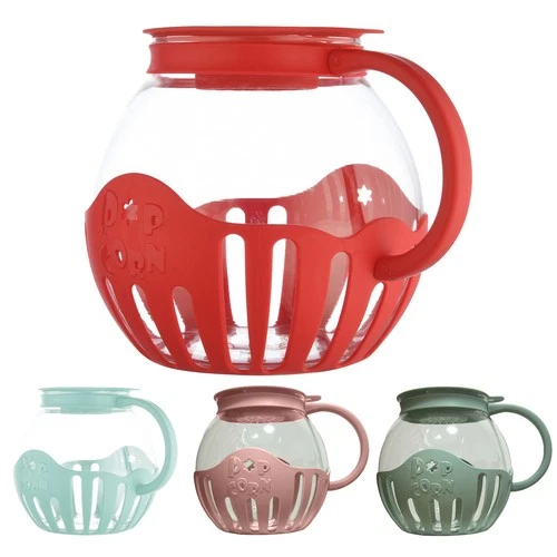 Ecolution Patented Micro-Pop Microwave Popcorn Popper with Temperature Safe Glas