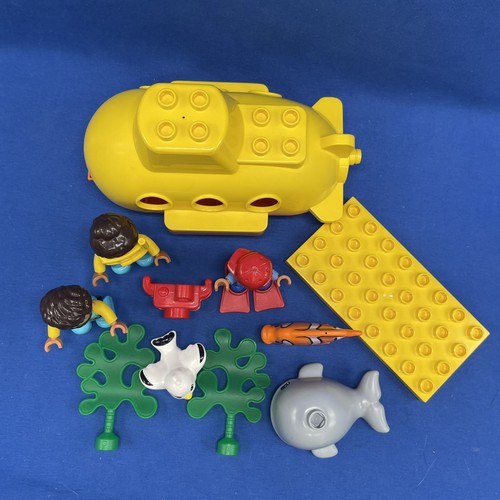 Lego Duplo Submarine Adventure Set 10910 For Parts 3 Figures Sub Replacement - Picture 3 of 18