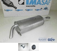Imasaf ESD Auspuff Endtopf für Ford Fiesta V Fiesta Van / Mazda 2