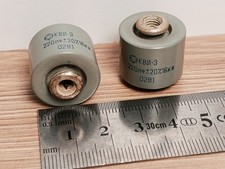 2 pcs. 220pF 16kV 20 Ceramic High Voltage Impulse Capacitors KVI-3 / -3