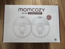 Momcozy M5 Hands-Free Breast Pump Set Double Pumps Gray - New Sealed