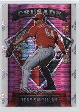 2022 Panini Chronicles Crusade Pink Pulsar Prizm Antonio Santillan Tony #10 rs2