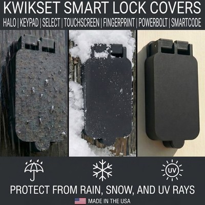 Smart Lock Cover for Kwikset Halo | Powerbolt | SmartCode - Sun, Rain, Snow