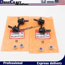 OEM 2 Pcs Front Sway Bar Stabilizer End Link Set For 01-05 Honda CR-V Civic RSX