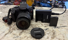 Canon EOS Rebel T7 DSLR Camera  EFS 18-55mm, Battery And Charger Near Mint
