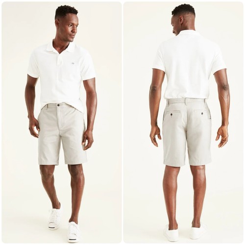 NEU Dockers klassische Passform perfekte Shorts Porzellan khaki Taille 30 - Bild 15 von 15